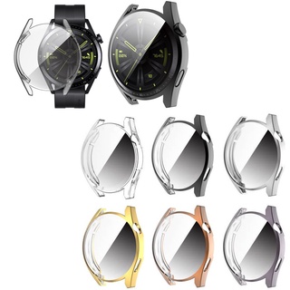 TPU ฝาครอบป้องกันไฟฟ้าสำหรับ Huawei Watch GT3 GT 3 46 มม 42 มม ตัวป้องกันกันชน