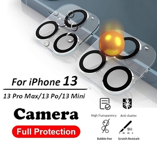 ฟิล์มกระจกนิรภัยกันรอยหน้าจอ เลนส์กล้อง 3D สําหรับ iPhone 15 14 14 Pro 13 Pro Max Mini 12 11 Pro Max HD