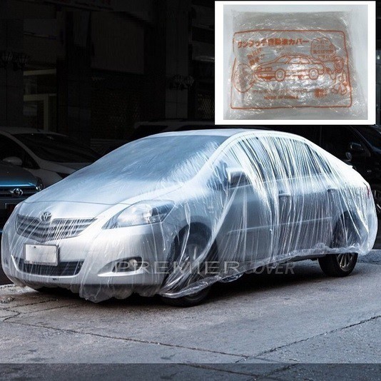 พลาสติกคลุมรถ-เก๋งเล็ก-รถ-เก๋งกลาง-ใหญ่-suv-กระบะ-plastic-car-cover