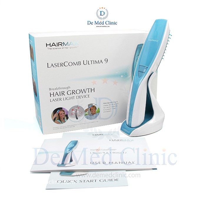 hairmax-ultima-9-classic-lasercomb-แบบหวี-9เลเซอร์-ปกติ18-900-บาทพิเศษราคา15-900-แถมtriple-h-treatment-ดูแลผม-1-ครั้ง