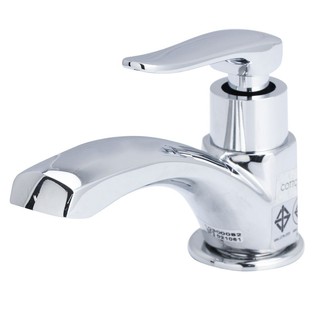 ก๊อกอ่างล้างหน้า COTTO CT1206(HM) สีโครม ก๊อกน้ำ ห้องน้ำ BASIN FAUCET COTTO CT1206 (HM) CHROME สุขภัณฑ์ คอตโต