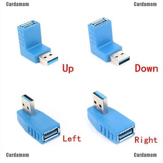 อะแดปเตอร์เชื่อมต่อ 90 องศา USB 3.0 A Male to