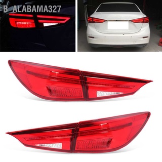Alabama327 ไฟท้ายไดนามิก Led กันน้ํา สีแดง สําหรับ Mazda 3 Sedan 2014‐2018 Ip67