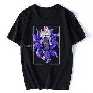 เสื้อยืด ผ้าฝ้าย พิมพ์ลาย KDA Ahri สไตล์ฮิปฮอป ฮาราจูกุ สตรีท เหมาะกับฤดูร้อน สําหรับผู้ชาย และผู้หญิงS-5XL