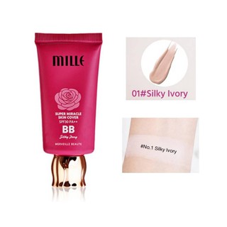 ถูกที่สุด !! Mille BB Cream Super Miracle Skin Cover spf 30 PA++
