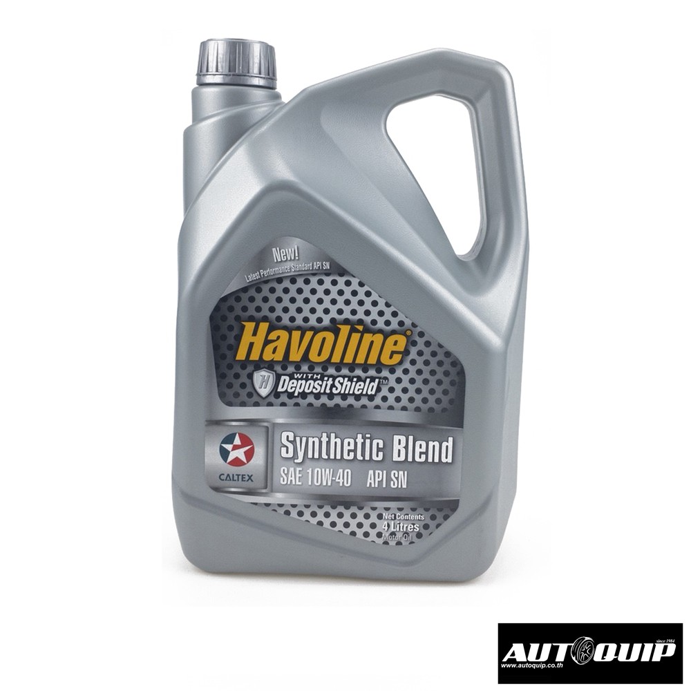 caltex-น้ำมันเครื่อง-havoline-synthetic-blend-10w-40-4-ลิตร-สำหรับเครื่องยนต์เบนซิน-สินค้าเกรด-b-ฉลากไม่สมบูรณ์