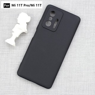 ภาพขนาดย่อของภาพหน้าปกสินค้าเคส Xiaomi 11T PRO เคสซิลิโคนสีดำด้าน กันกล้องได้ จากร้าน indy_access บน Shopee