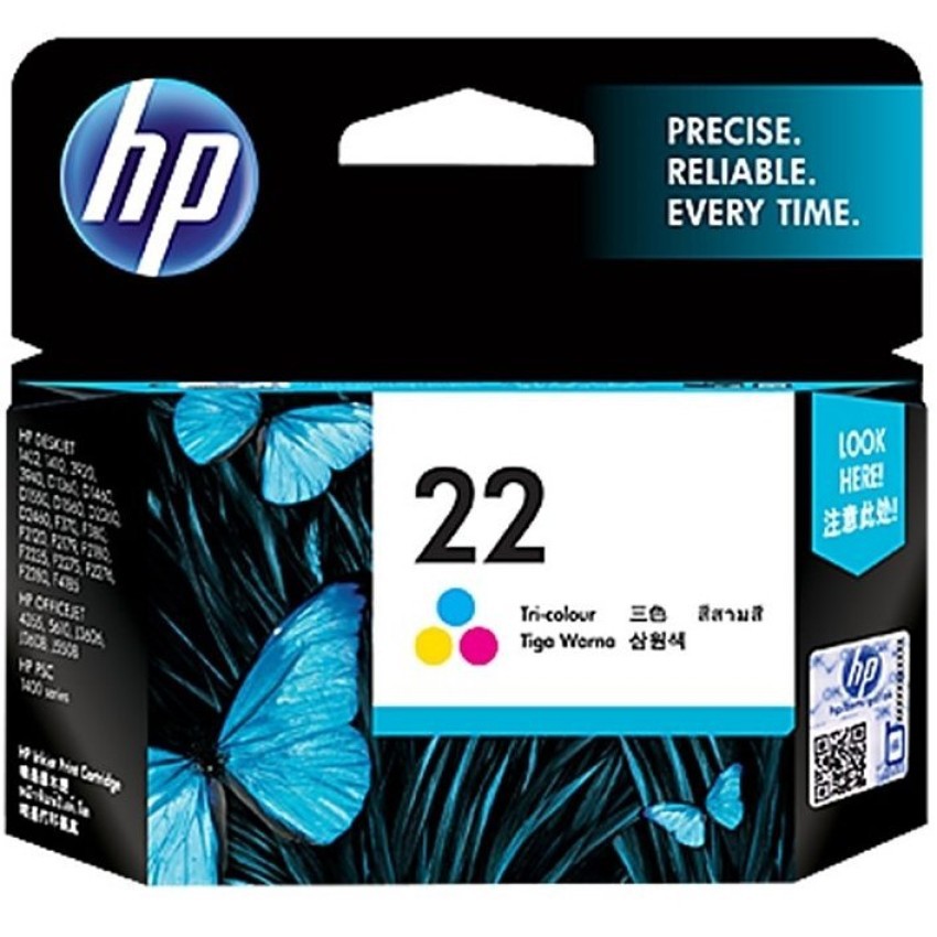 HP 22 Tri-color Ink Cartridge (C9352AA) | Shopee Thailand