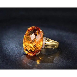 #แหวนเงิน #แหวนเงินแท้ #แหวนซิทรีน #ซิทรีนแท้ #Citrine Ring #semi precious stones