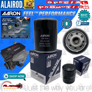 AARON กรองน้ำมันเครื่อง TOYOTA CAMRY ACV30,ACV40,ACV50 2.0/2.4 , WISH , SUZUKI SWIFT 1.5 ,CARIBIEN / 90915-YZZE2