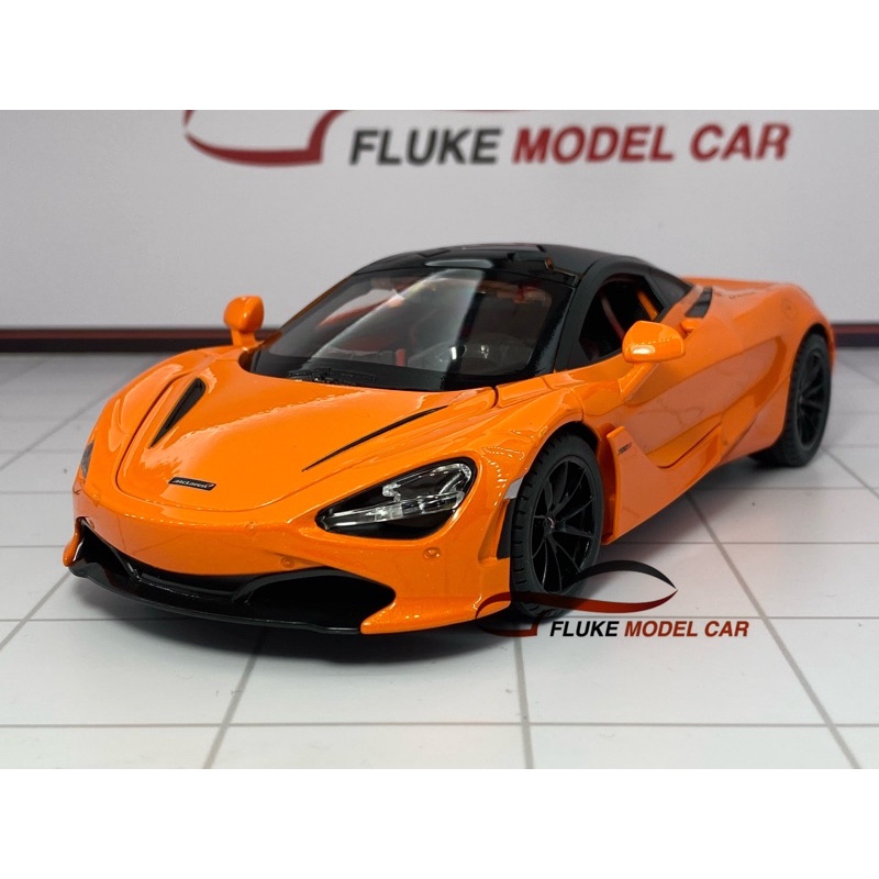 โมเดลรถ-mclaren-720s-1-24-มีไฟ-มีเสียง-โมเดลรถเหล็ก