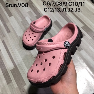 Crocs kids รองเท้าแตะแบบสวมสำหรับเด็ก