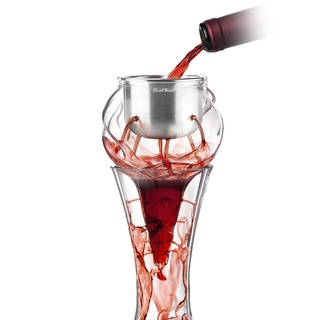 Final Touch Conundrum Aerator Glass &amp; Stainless กรวยกรองไวน์ รุ่น WDA595