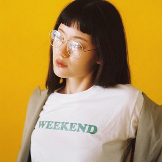 Weekend tee  white lifeprojectbkk