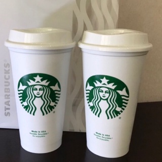 ภาพหน้าปกสินค้าแก้ว Starbucks Reused USA 🇺🇸 16oz ที่เกี่ยวข้อง