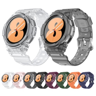 ภาพหน้าปกสินค้าสายนาฬิกาข้อมือ พร้อมกันชน แบบเปลี่ยน สําหรับ Samsung Galaxy Watch 4 Classic 46 มม. 42 มม. Galaxy Watch 4 46 42 มม. ที่เกี่ยวข้อง