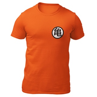 เสื้อยืดสีดำอินเทรนด์เสื้อยืด พิมพ์ลายโลโก้ดราก้อนบอล GOKUS-4XL