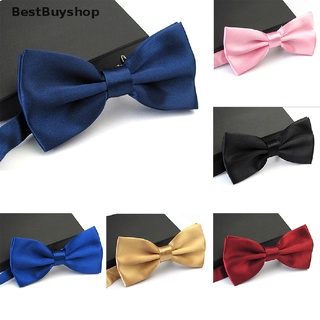 ภาพหน้าปกสินค้า[BestBuyshop] เนคไทโบว์ ผ้าซาติน สีพื้น คลาสสิก ปรับได้ สําหรับผู้ชาย งานแต่งงาน ปาร์ตี้ ที่เกี่ยวข้อง