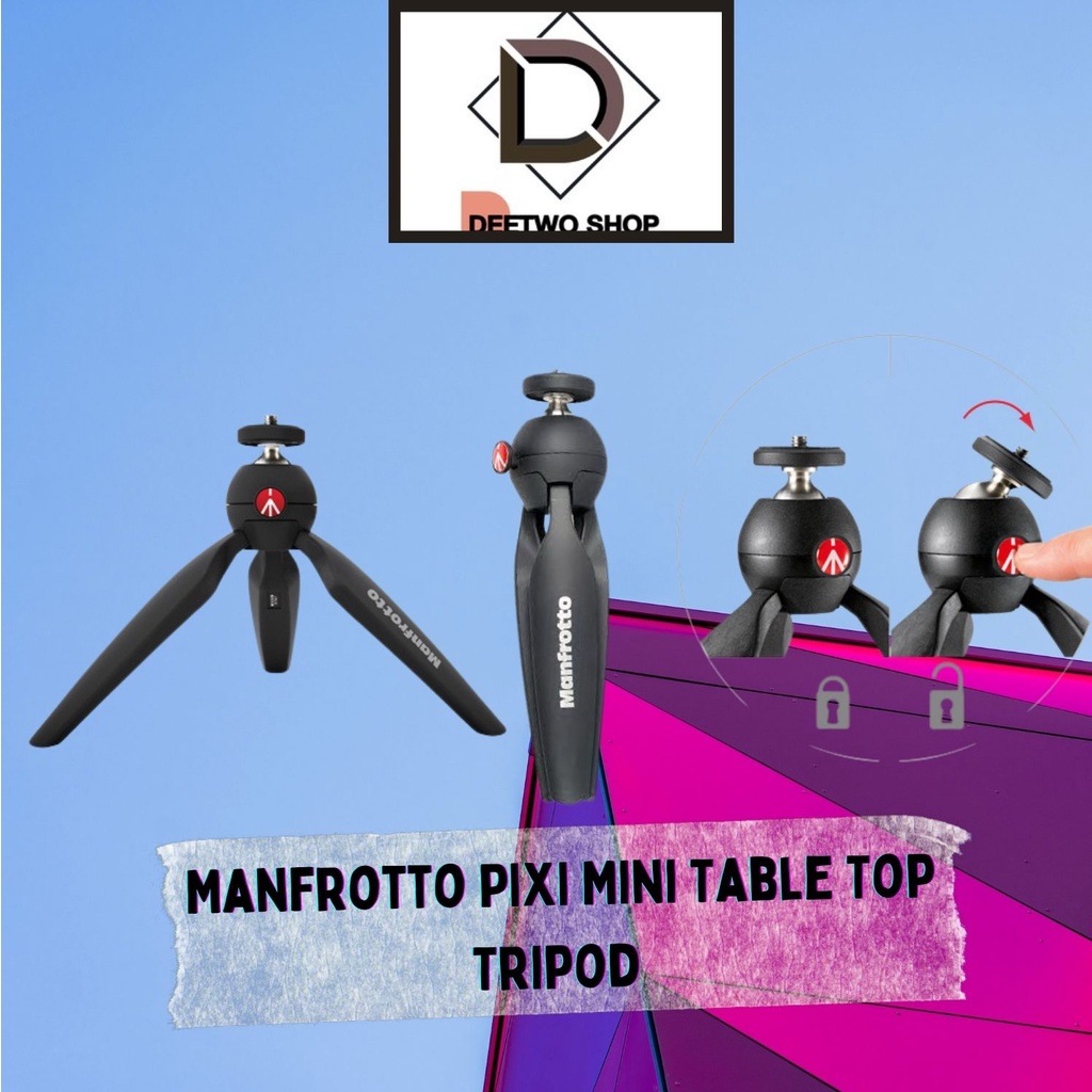 ขาตั้งกล้อง-manfrotto-pixi-mini-table-top-tripod-สินค้าของแท้แน่นอน