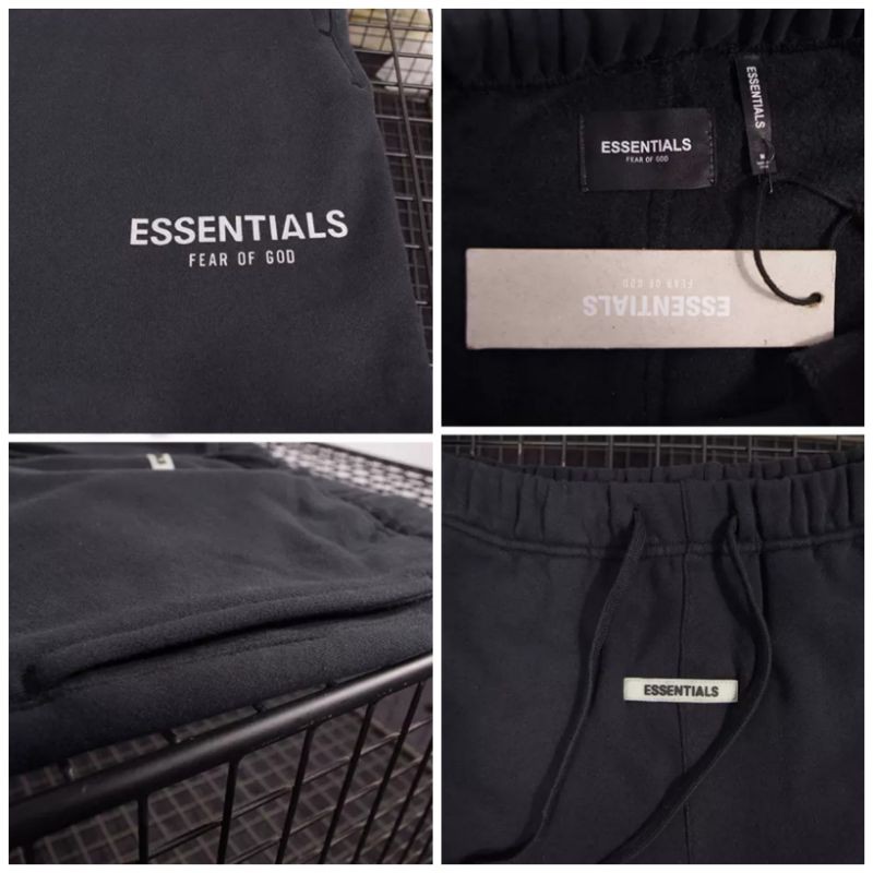 ภาพสินค้าไฮเอน Fog 3M reflective black white gray shorts essentials streamer sports pants จากร้าน nysocialclub บน Shopee ภาพที่ 4