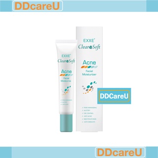 EXXE Clearasoft Acne Facial Moisturizer Cream 30 g ครีมบำรุงสำหรับปัญหาสิว เคลียร์ราซอฟท์ แอคเน่ เฟเชียลมอยเจอร์ไรเซอร