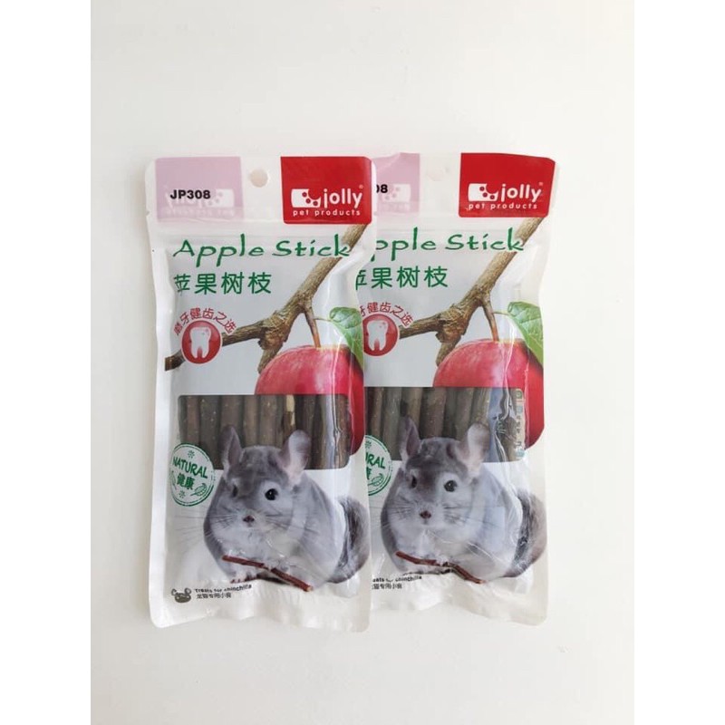 ภาพหน้าปกสินค้าJOLLY Appl Stickไม้แอปเปิ้ลธรรมชาติ จากร้าน hachi_shop2016 บน Shopee