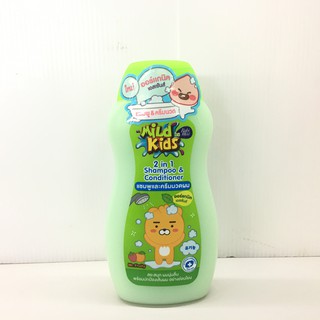 Mild Kids by Babi Mild 2in1 Shampoo&amp;Conditioner มายด์ คิดส์ บาย เบบี้มายด์ แชมพูผสมครีมนวดผม 200 มล.