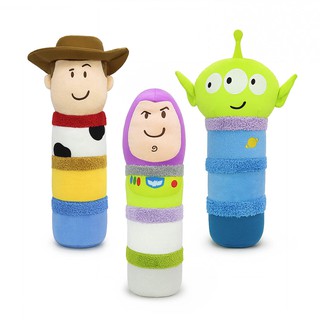 สินค้า Disney Pixar ลิขสิทธิ์แท้ หมอนข้าง Toy Story Woody / Alien / Buzz Lightyear : cheerful