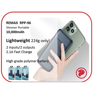 ภาพหน้าปกสินค้า[พร้อมส่ง] พาวเวอร์แบงค์ 10,000 mAh REMAX RPP-96 ชาร์จเร็ว ที่เกี่ยวข้อง