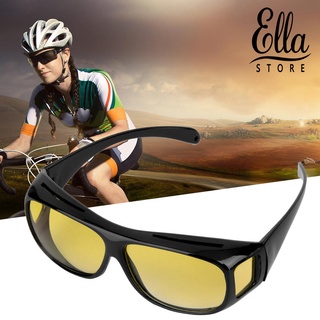 Ellastore123 แว่นตากันแดด UV มองเห็นที่มืด เพื่อความปลอดภัย สําหรับผู้หญิง และผู้ชาย
