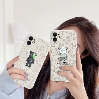Little Violent Bear Phone Case for iPhone 11 Pro Max iPhone 7 8 6 6s Plus iPhone X XS XR Max Casing for Creative Cartoon Cover H048