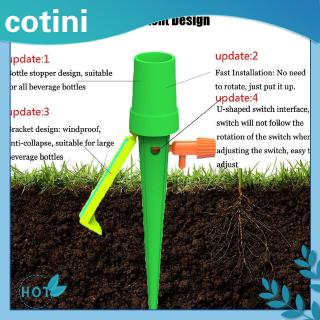 12pc PVC Automatic Watering Irrigation Spike G Cone Drip Sprinkler Plant UK