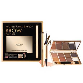 Browit Professional Makeup Brow Gift Set โปรเฟสชั่นนอลเมคอัพบราวกิ๊ฟเซ็ท บราวอิท พาเลท น้องฉัตร