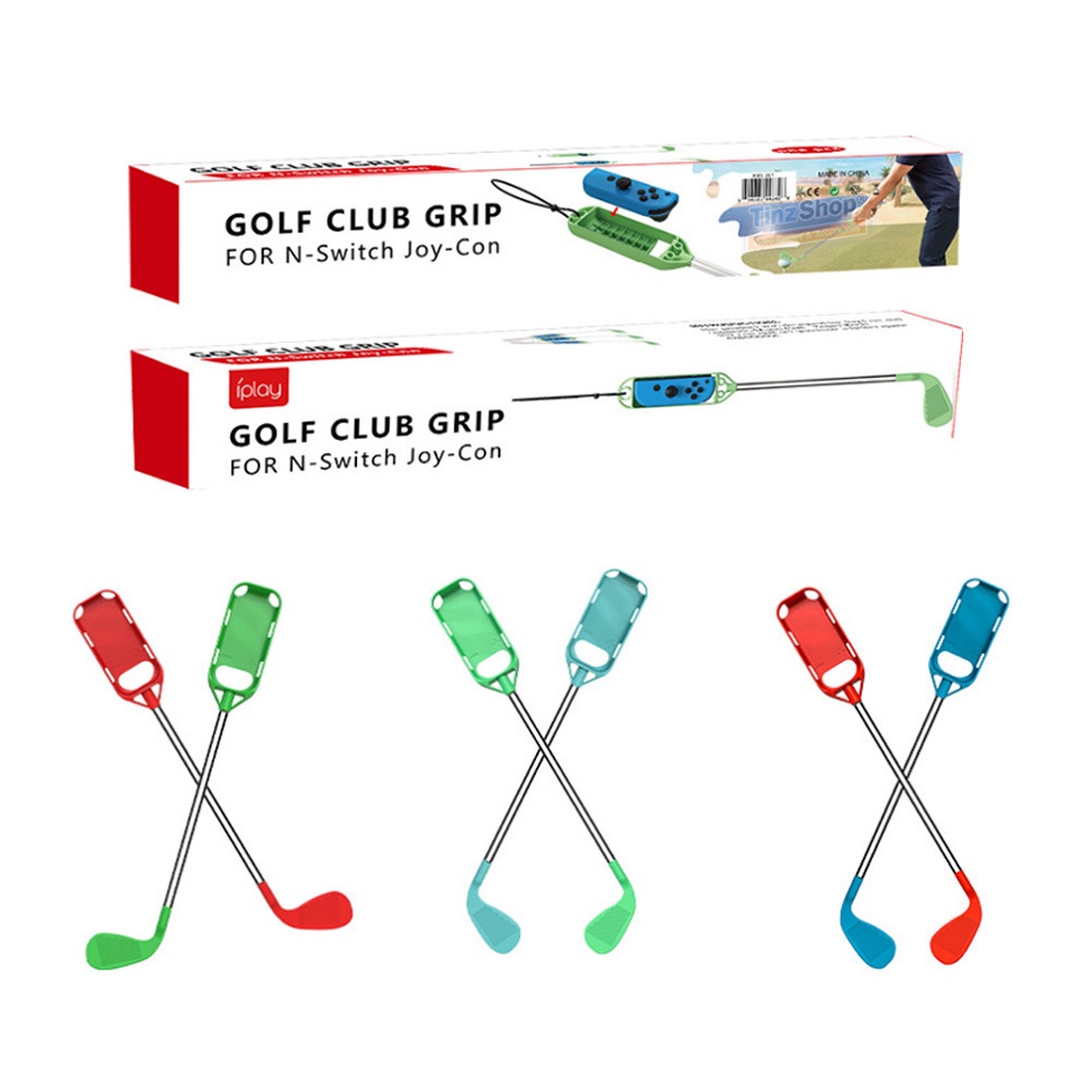 ภาพหน้าปกสินค้าiPlay HBS-361 Golf Club Grip for Nintendo Switch Joy-Con กริปจอยจอน กอล์ฟคลับ จากร้าน tinzshop บน Shopee