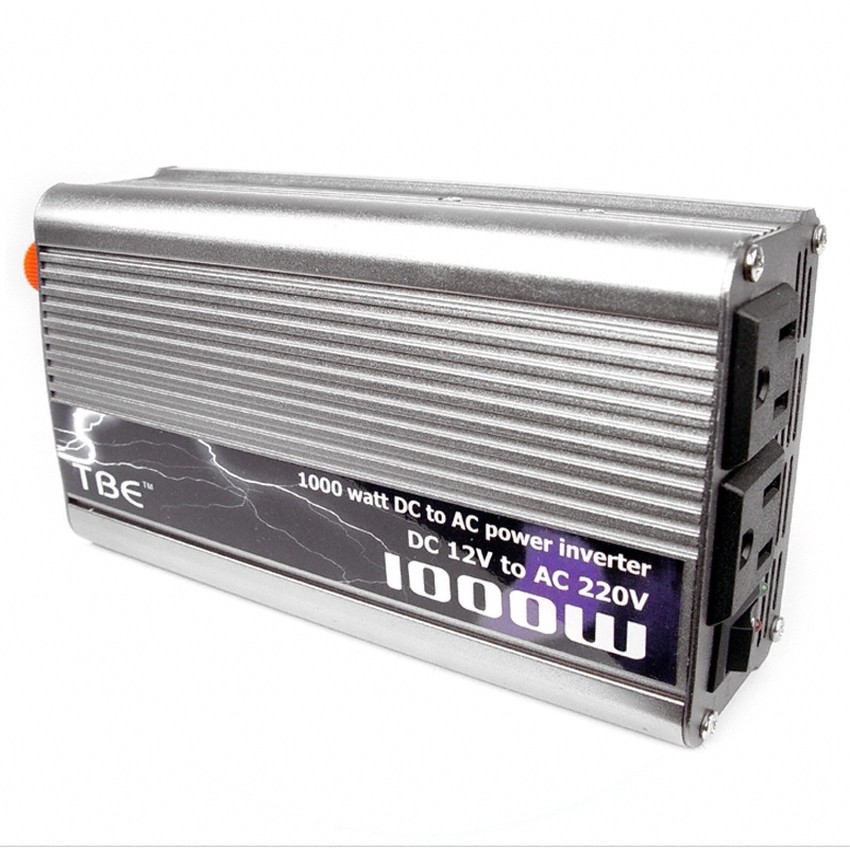 Tbe Inverter ตัวแปลงกระแสไฟฟ้าในรถให้ใช้กับอุปกรณ์อื่นๆ 1000W - Silver ...