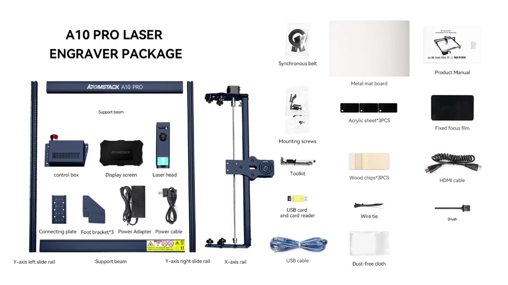 ผู้ขายชาวไทย-atomstack-a10-pro-50w-laser-engraver-เครื่องแกะสลักเลเซอร์อลูมิเนียม-410x400mm-สำหรับงานแกะสลักโลหะอะคริลิ