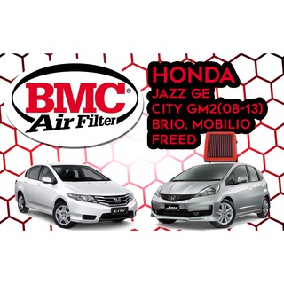 กรองอากาศ BMC Honda Jazz GE, City GM2, Brio, Mobilio, Freed (Made in Italy)