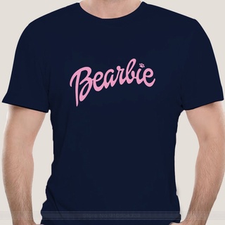 เสื้อยืดผู้ชายอินเทรนด์ในยุโรปและอเมริกาเสื้อยืดแขนสั้นลําลอง ผ้าฝ้าย 100% พิมพ์ลาย Bearbie (สีชมพู) Gay Pride Bear Gay
