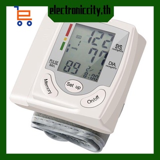 Sphygmomanometer เครื่องวัดชีพจร อัตราการเต้นของหัวใจ หน้าจอดิจิตอล LCD