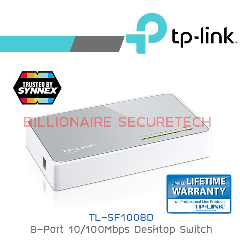 tp-link-tl-sf1008d-8-port-10-100mbps-desktop-switch-ประกัน-synnex