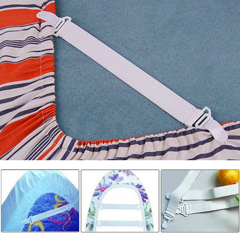ภาพสินค้าคลิปสายรัดผ้าปูที่นอน 4 ชิ้น จากร้าน hotwind.th บน Shopee ภาพที่ 3