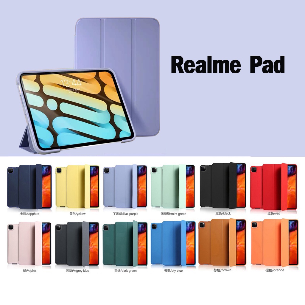 012-เคสฝาพับ-เรียวมี-แพด-10-4-smart-case-for-realme-pad-10-4-oppo-pad-2-pad-air-10-36-เคสกันกระแทก-เคสหนัง-เคสกันกระแทก