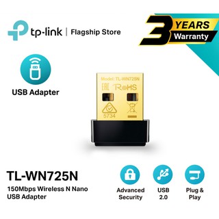 ภาพขนาดย่อของภาพหน้าปกสินค้า️อุปกรณ์รับไวไฟ ราคาถูกๆ ️TP-LINK (TL-WN725N) N150 Wireless USB Adapter Warranty LT จากร้าน hardware_corner บน Shopee