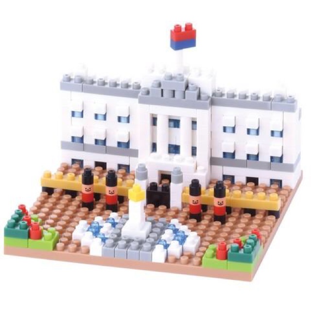 แท้-100-จากญี่ปุ่น-nano-block-kawada-นาโน-บล็อค-พระราชวังบักกิงแฮม-nbh-104-buckingham-palace