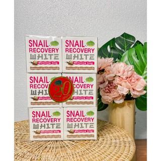 สบู่หอยทากเกาหลี JAM Snail Recovery White Soap **สูตรใหม่ ใหญ่กว่าเดิม