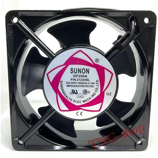 พัดลม 4นิ้วครึ่ง (4"1/2) SUNON DP200A P/N2123HSL 220-240v 0.14A ขนาด120 ...