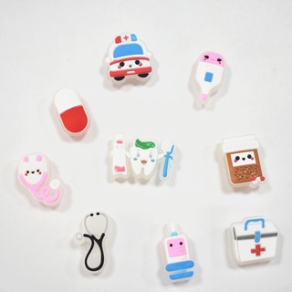 Crocs Jibbitz Pins อุปกรณ์ทันตแพทย์ หลากสีสัน DIY