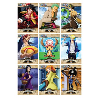 โปสเตอร์ วันพีช Poster one piece A3 9 ใบ (พร้อมส่ง)