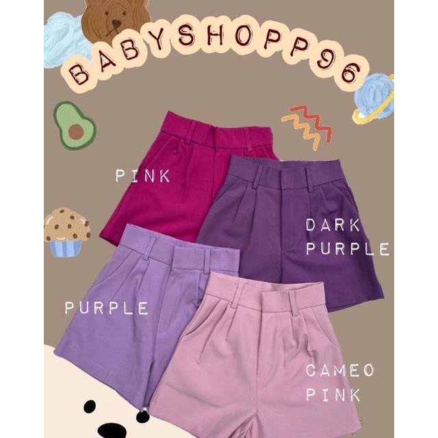 ภาพสินค้าSZ M-L-XL กางเกงขาสั้นเอวสูง เป็นงานสั่งตัดทุกตัว แต่งด้วยจีบหน้าพร้อมกระเป๋าจริงทั้ง2ข้าง ราคา250 จากร้าน babyshopp96 บน Shopee ภาพที่ 8