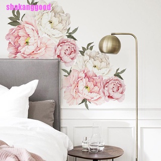 ภาพหน้าปกสินค้าSkth สติกเกอร์ติดผนัง ลายดอกไม้ ดอกโบตั๋น สําหรับตกแต่งบ้าน ห้องนั่งเล่น ห้องนอน ที่เกี่ยวข้อง